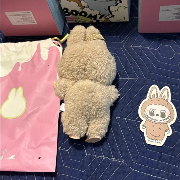 POP MART Exciting Macron The Monsters Labubu - Toffee - Picture 4 of 6